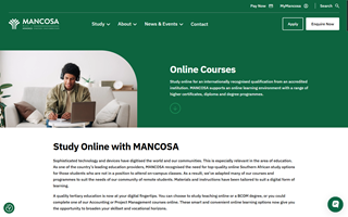 MANCOSA Screenshot