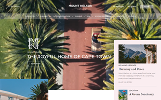 Mount Nelson Hotel Screenshot