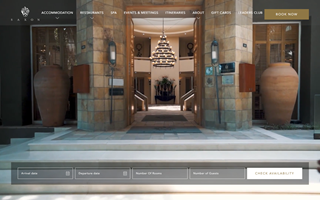 Saxon Hotel Screenshot