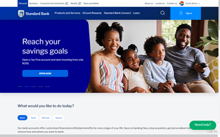 Standard Bank Screenshot