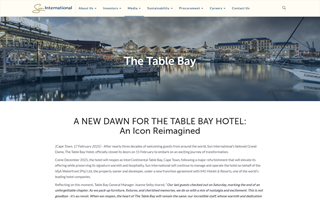 The Table Bay Hotel Screenshot